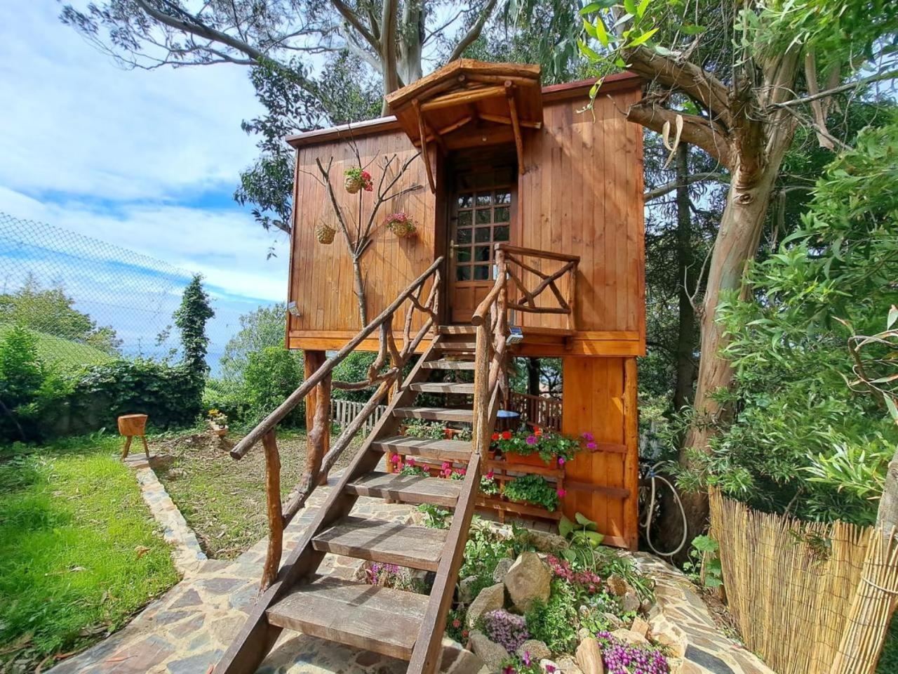 Cabana Pia Paxaro Villa Nigrán Buitenkant foto